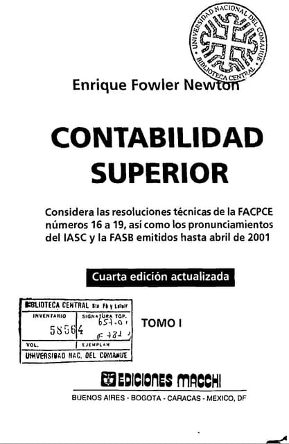 libro contabilidad superior fowler newton libro contabilidad superior fowler newton